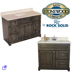 Rock Solid - Stonewood Cabinetry Vanities