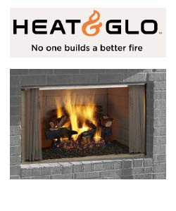 Heat N Glo Outdoor Wood Fireplace