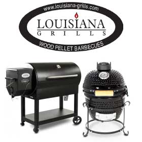 Louisiana Grills BBQ Grill and Logo