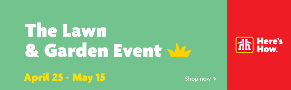 Lawn Garden Event Banner - April25 - May15